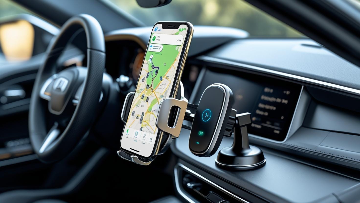 Best Wireless Car Mount Chargers with GPS Viewing Support 2025 Digithrust Best Wireless Car Mount Chargers with GPS Viewing Support 2025